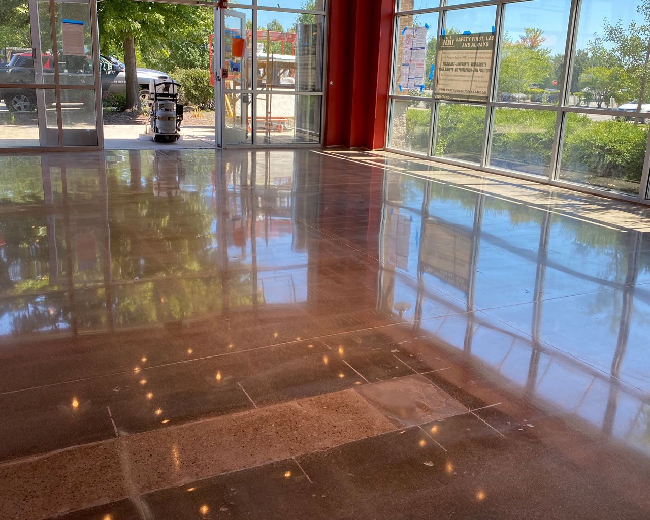 Retail Store Polished Concrete Floors